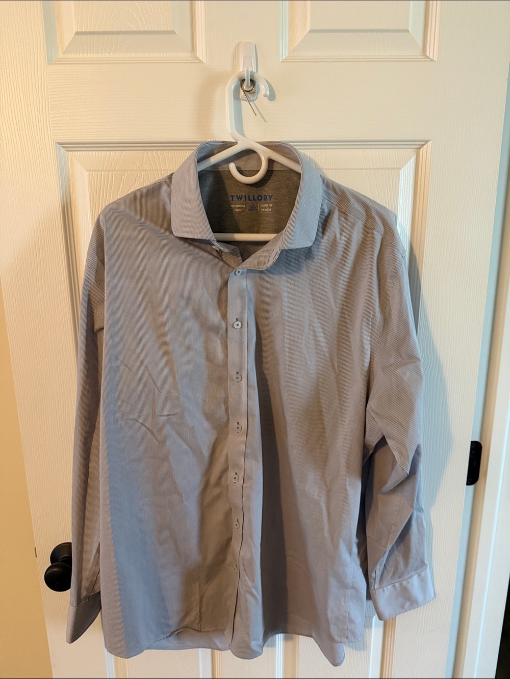 Twillory Men's Light Blue Long-Sleeve Dress Shirt - Classic Fit